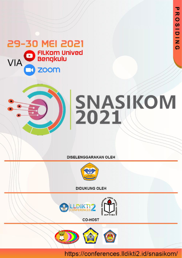 					View Vol. 1 No. 1 (2021): Seminar Nasional Ilmu Komputer (SNASIKOM) 2021
				